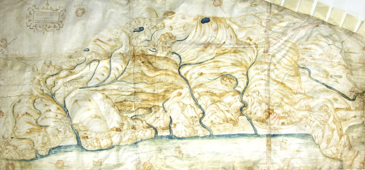 Restauració del mapa de la Quadra de Garraf