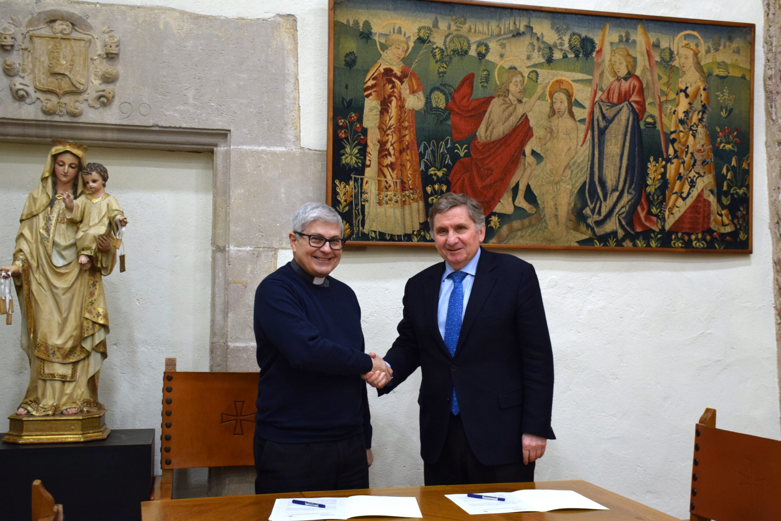 La Catedral de Barcelona signa un conveni de col·laboració amb Foment del Treball