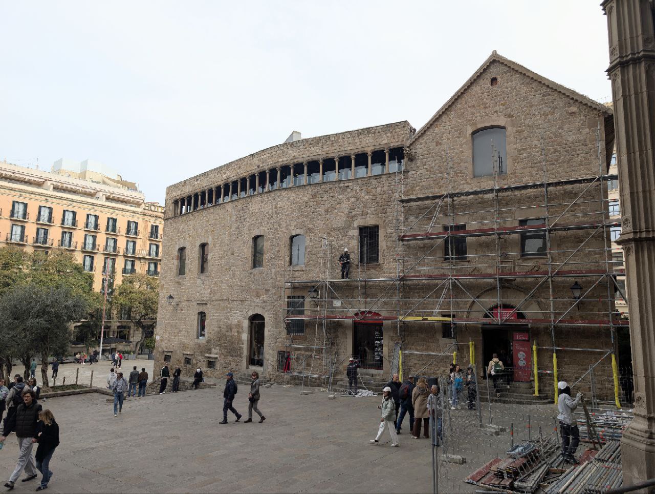 La Catedral de Barcelona inicia las obras de conservación de la Casa de l’Almoina
