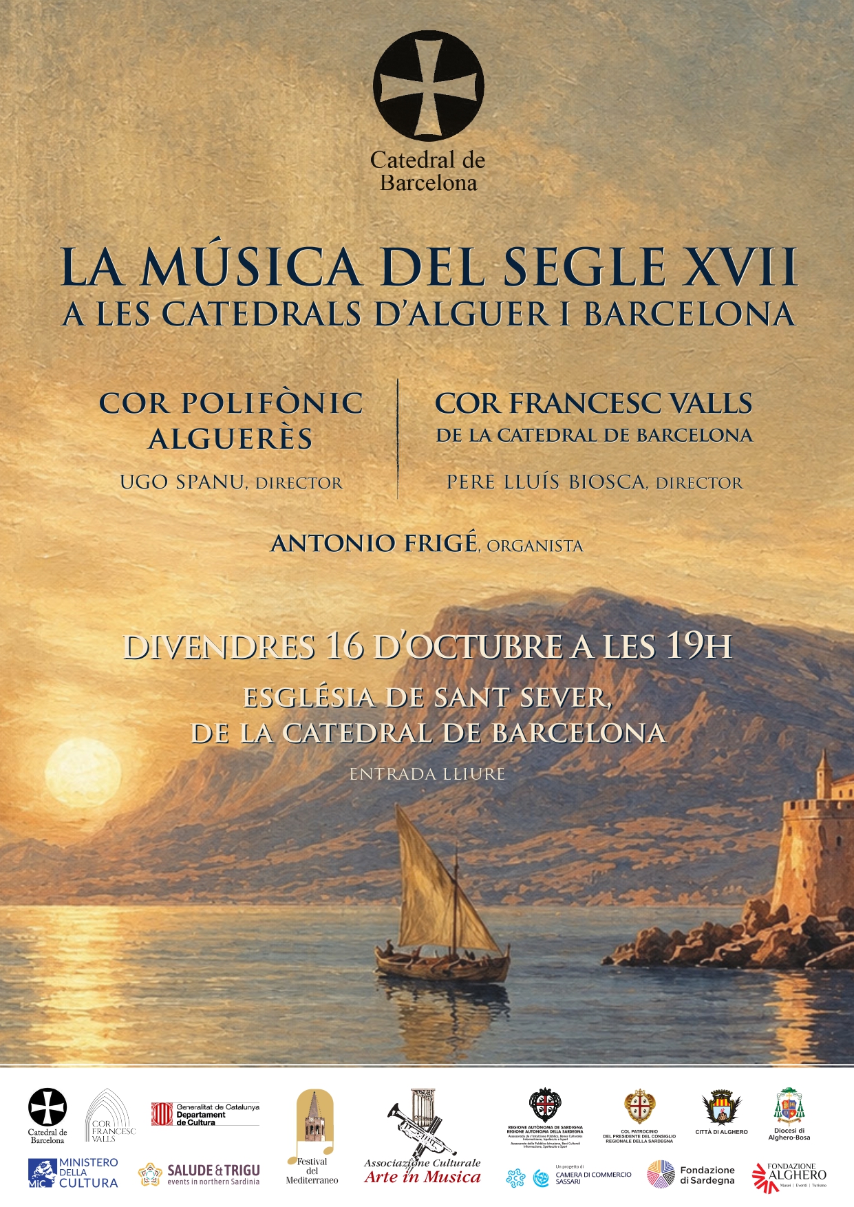 16 d’octubre | Concert Coral Polifònic a l’Església de Sant Sever